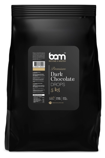 Krople ciemnej czekolady, 5 kg