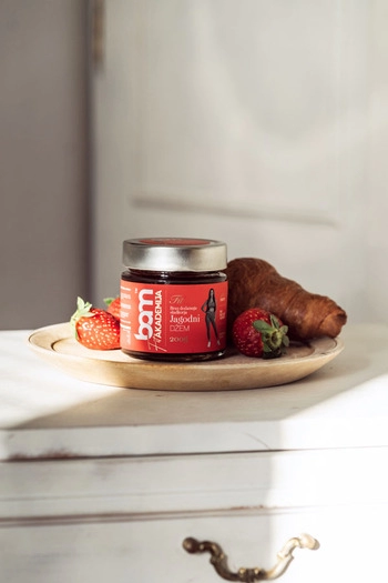 Dżem truskawkowy, bez dodatku cukru, 200 g