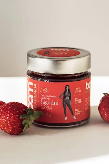 Dżem truskawkowy, bez dodatku cukru, 200 g