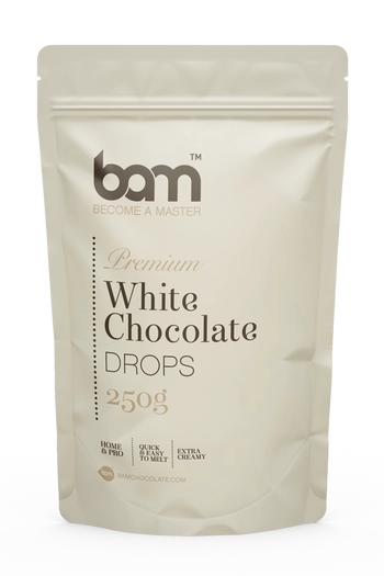 Krople białej czekolady, 250 g
