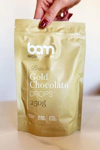 Krople czekoladowe GOLD, 250 g