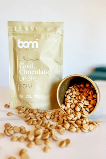 Krople czekoladowe GOLD, 250 g